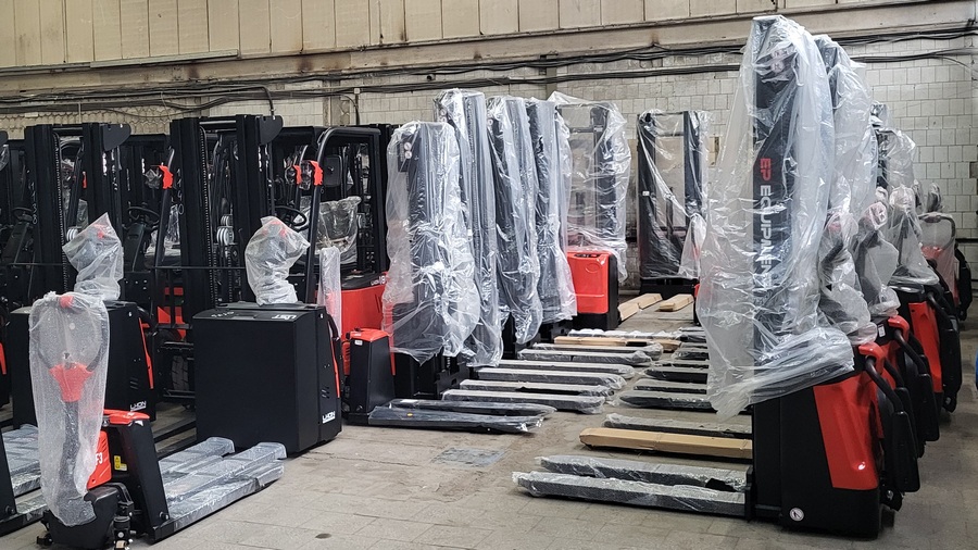 Тест-драйв складской техники на нашем складе в Жуковском